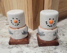 Ceramic Smores Salt and Pepper Shakers By CTW Home Collection Christmas Decor 