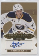 2016 Upper Deck Fleer Showcase Hot Prospects Autos /499 Brendan Guhle Auto 2d8