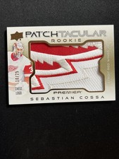 24-25 UD Premier Hockey Rookie Patchtacular RPT-CO Sebastian Cossa /25
