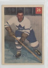 1954-55 Parkhurst Leo Boivin (Text Back) #26 HOF 00ah