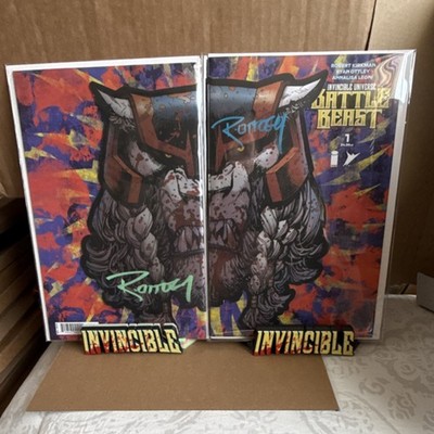 Image Comics Battle Beast #1 Invincible Universe Signed Ryan Ottley COA Lot