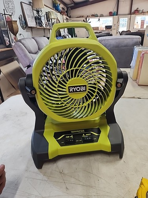 #ad Ryobi PCL851K 18V 7.5quot; Misting Fan Only Works No Battery $53.99