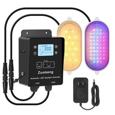  Newly Update Automatic LED Daylight Extender, Chicken Coop Light with Addit...