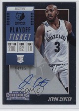 2018-19 Panini Contenders Playoff Ticket 44/65 Jevon Carter #143 Auto 1t2c