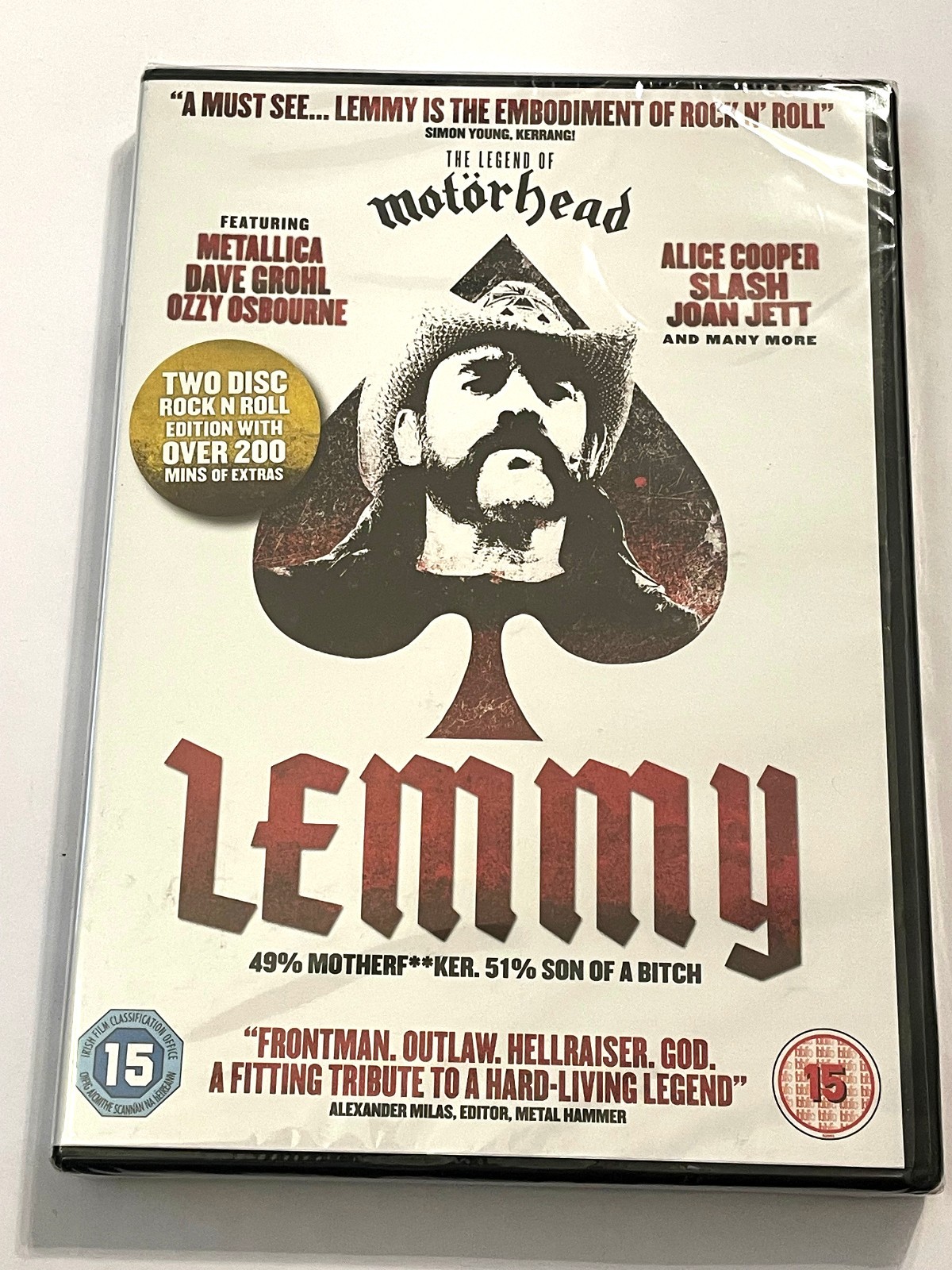 The Legend of Motorhead : LEMMY (2 x DVD Set, 2011) Region 2 PAL NEW & SEALED