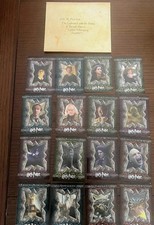 Harry Potter Invitation + 14 Photo Trading Cards Harry Ron Hermoine + 11 Others