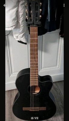 Harley Benton CG-400CE Thinline BK Gitarre