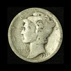 1921 Mercury Dime - Free Shipping USA