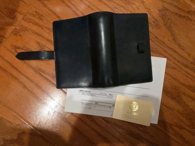 Ganzo THIN BRIDLE Saddle leather A6 planner(シンブライドル) システム手帳 A5サイズ