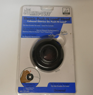 #ad Rino Tuff Electric Push N Load Head for Battery Electric Trimmers Universal Fit $14.95