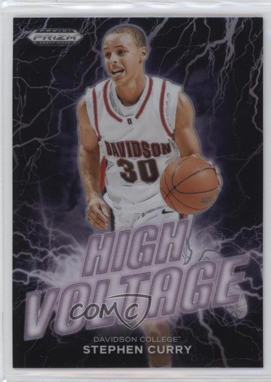 2024-25 Panini Prizm Draft Picks High Voltage Stephen Curry #1 1o2