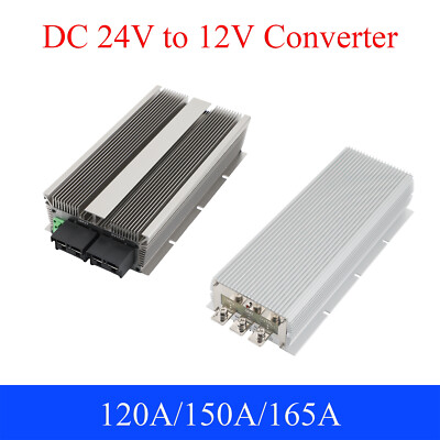 #ad #ad 24V to 12V DC Power Converter 120A 165A Step Down Voltage Supply Module For Car $403.19