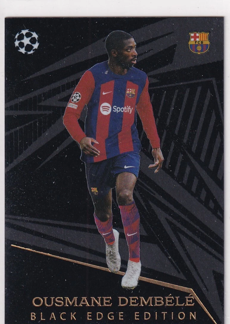 Topps Match Attax CL 23/24 Nr. 494 Ousmane Dembele Black Edge 