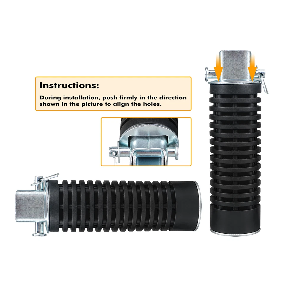 Rear Footrests Peg Pillion For Honda CB400F CB450 CB125S Z50A CT90 C70 S90 XL250 - Imagem 2 de 4