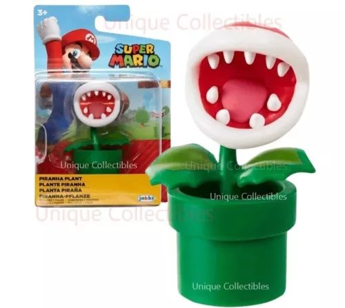 Nintendo - Super Mario Figurine articulée 6.3cm - Figures Piranha Plant