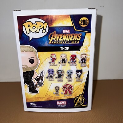 NEW Funko Pop Avengers Infinity War - Thor #286 Mint! | eBay