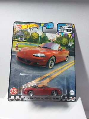 Hot wheels 1/64 🇨🇵 boulevard 2004 Mazda Masdaspeed Miata #75