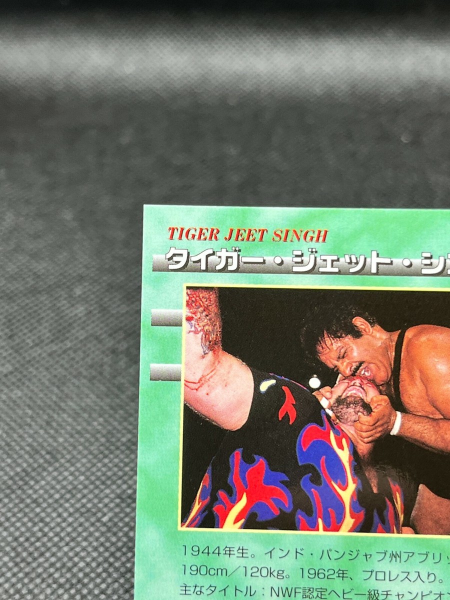 TIGER JEET SINGH NEW JAPAN PRO WRESTLING Card NJPW TCG