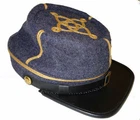 American Civil War Confederate Richmond Dark Grey Captains Kepi - ALL SIZES!!!
