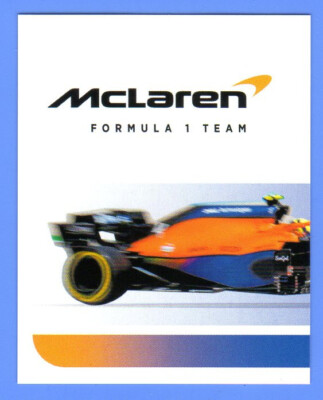 2021 TOPPS Official F1 Sticker Formula 1 #57 McLaren F1 4 - Norris - Rear