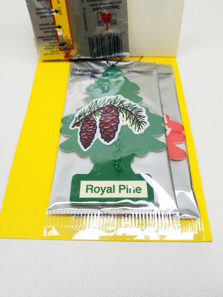 U3P-30000 Car Freshner Little Trees 3 Pak Vanillaroma Royal Pine Strawberry - Image 4 of 4