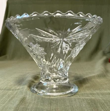 Vintage Anchor Hocking Clear Early American Base Pedestal for Punch Glass Bowl