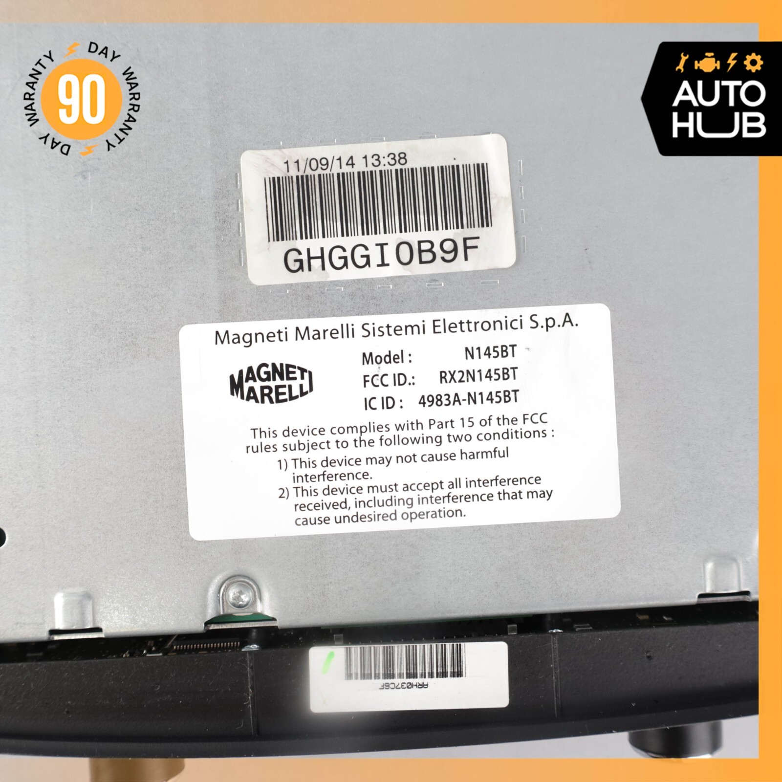 Maserati GranTurismo M145 Head Unit Comand Radio CD Navigation N145BT OEM 29k
