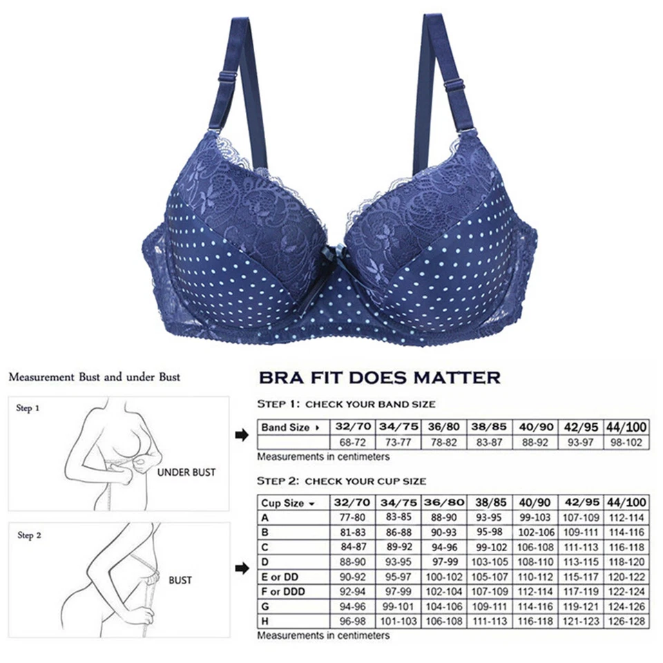 СЕКСУАЛЬНЫЙ КРУЖЕВНОЙ ЦВЕТОЧНЫЙ НИЖНЕЕ БЕЛЬЕ БЮСТГАЛЬТЕР С ПОДКЛАДКОЙ БЮСТГАЛЬТЕР ПУШ-АП НАБОРЫ ТРУСИКИ США - - Изображение 3 из 4