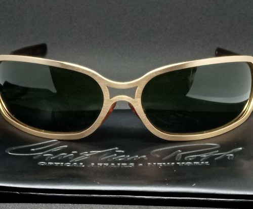 Christian Roth 2710 Sunglasses 2710 Original Frame Color Bronze Lens Color Green - Picture 1 of 5