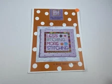 Amy Bruecken Designs More Stitching Counted Cross Stitch Pattern With Chart Pack
