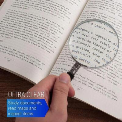 Magnifying Glass 10x Handheld Magnifier For Reading, Science M6X1 γψ Deco B9J7