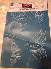 Full Line Stencil #49000 Garden Feather Scroll  Elegance  Reusable