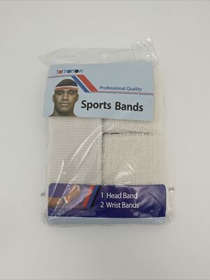 Tomorrow Sports Bands 1Head Band 2 Wrist Band Open Box  21