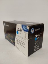 HP 504A Cyan Toner Cartridge LaserJet CM3530 CE251A Damaged Box