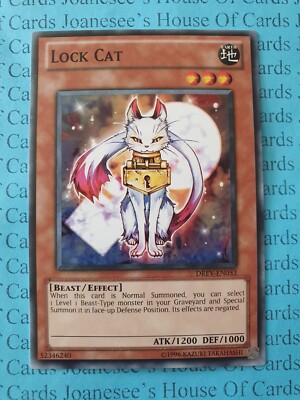DREV-DE033 Schlosskatze Yu-Gi-Oh Karte (Unl) Neu