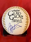 JOEY VOTTO AUTOGRAPHED SIGNED RAWLINGS GOLD GLOVE BASEBALL CINCINNATI REDS COA