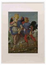 Workshop of Andrea del Verrocchio Tobias and the Angel A3 A4 Framed Print Pictu