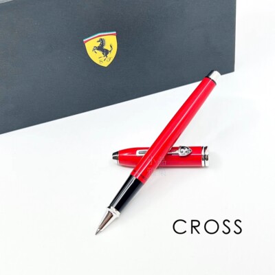 Cross Ferrari Townsend Red Lacquer Barrel Roller Ball Pen