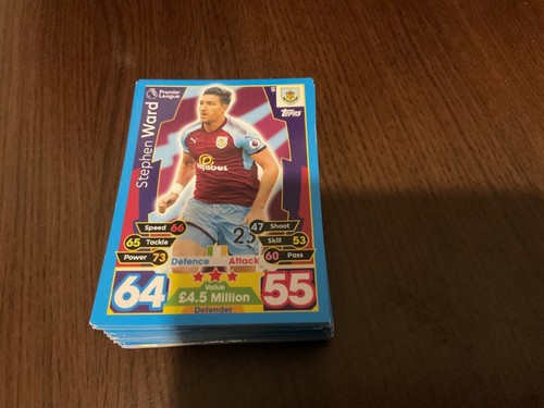 Topps Match attax premier league 2017/18 trading cards choose your cards SET 1 - Picture 79 of 252