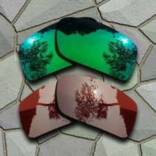 US Jade Green Bronze Brown Lenses Replacement For-Oakley Gascan Polarized