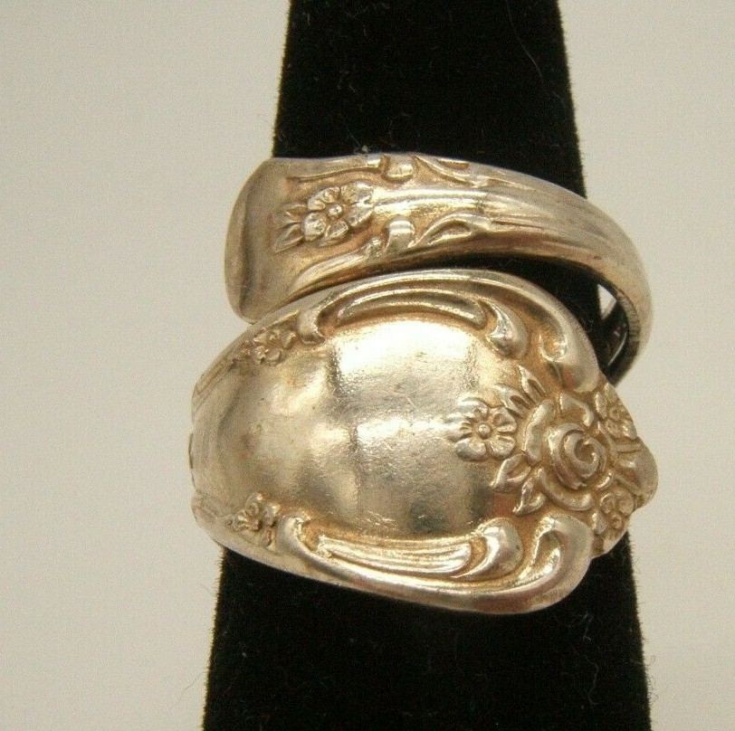 VINTAGE WM ROGERS ONEIDA SPOON RING SILVER PLATE SZ 5 | eBay