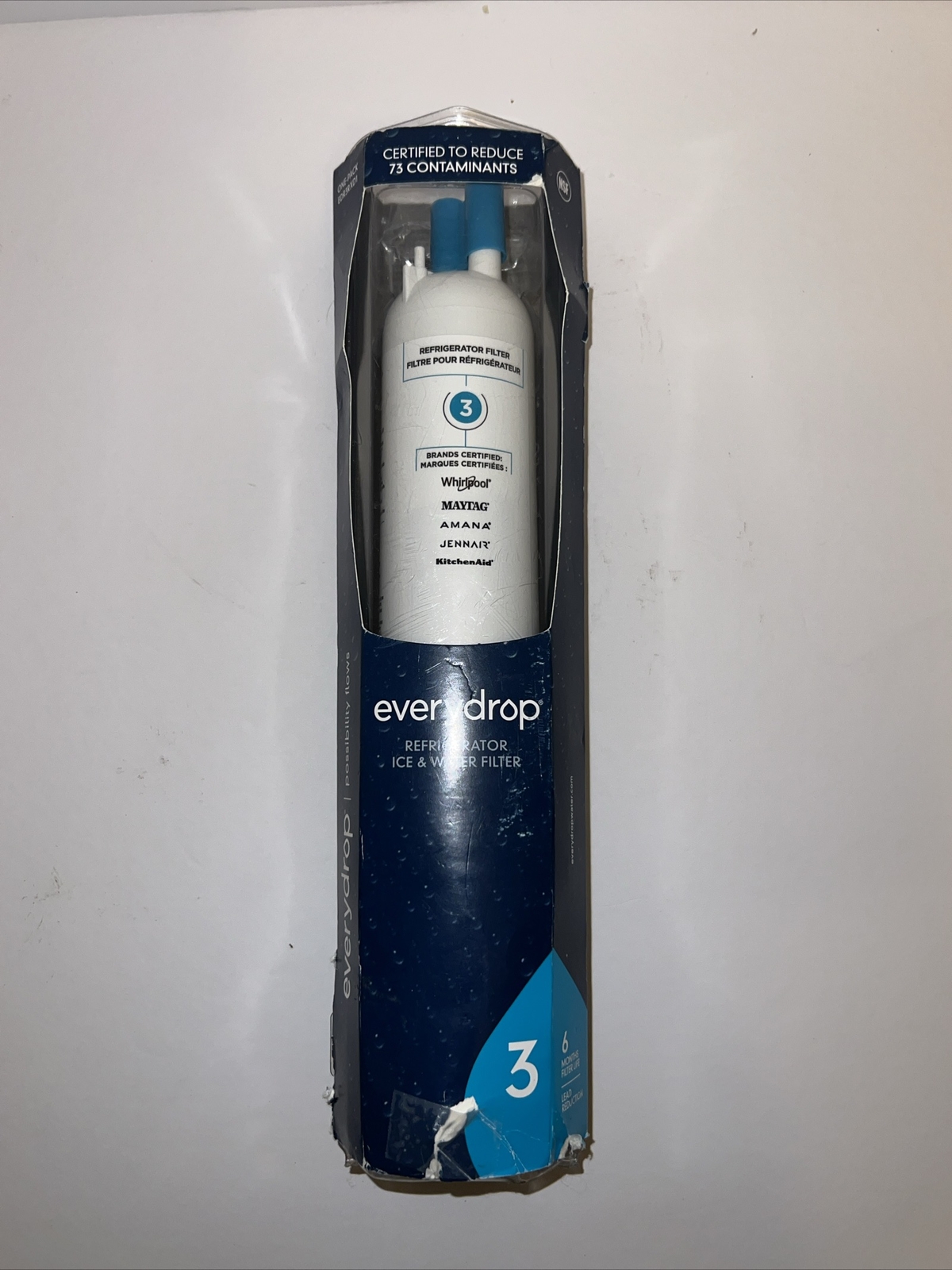 Everydrop Whirlpool PUR Ice And Water Refrigerator Filter 3 EDR3RXD1