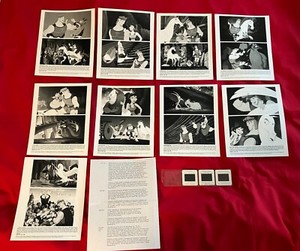Disney 1997 Hercules Press Kit with NINE 8x10 Photos and 3 Slides - RARE
