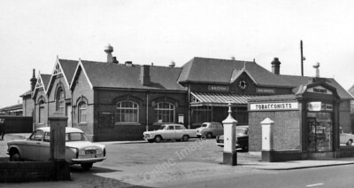 Photo 6x4 Blyth Station, exterior Blyth/NZ3081 View from street of the e c1965