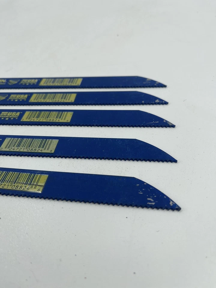 IRWIN 8" 10 TPI METAL & WOOD RECIPROCATING SAW BLADES New - Image 3 of 4