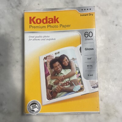 NEW Kodak 4 X 6 Premium Photo Paper