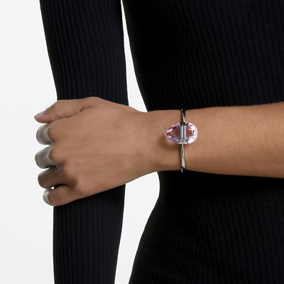 BNIB SWAROVSKI Lucent Bangle Pink with Magnetic Closure Medium £230