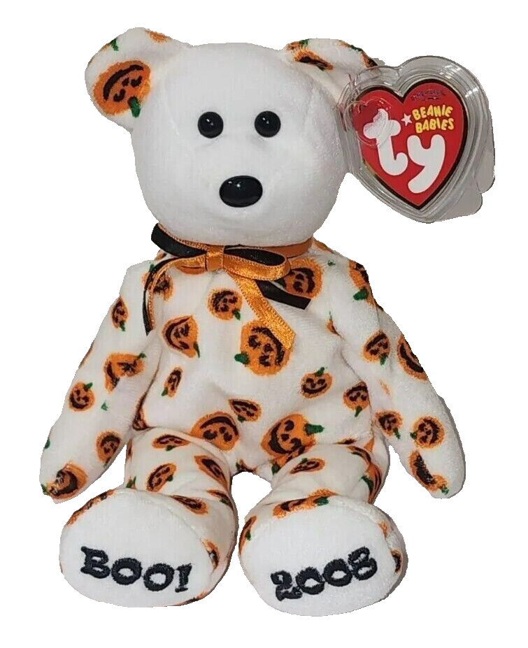 TY Beanie Baby - CARVERS the Bear (Hallmark Halloween Exclusive