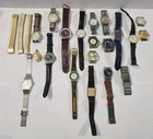 Lot of Vintage Men Watches Pulsar Timex Seiko For Parts / Repair