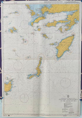Admiralty 1099 MEDITERRANEAN SEA EASTERN APPROACHES TO THE AEGEAN SEA Map Chart